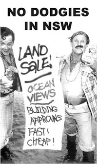 image of Dodgy Brothers selling real-estate