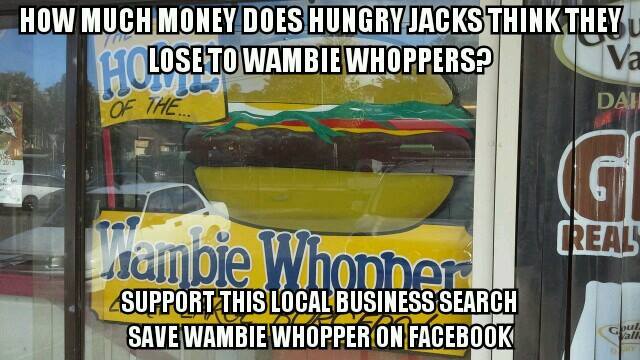 Support Wambie Whopper