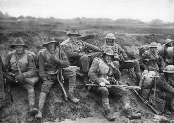 WW1 diggers from the 5th Divisoon 1916