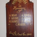 Wamberal Memorial Hall Honour Roll – Albert Bean