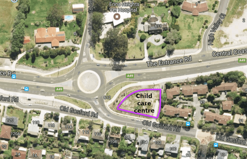 Child care centre location