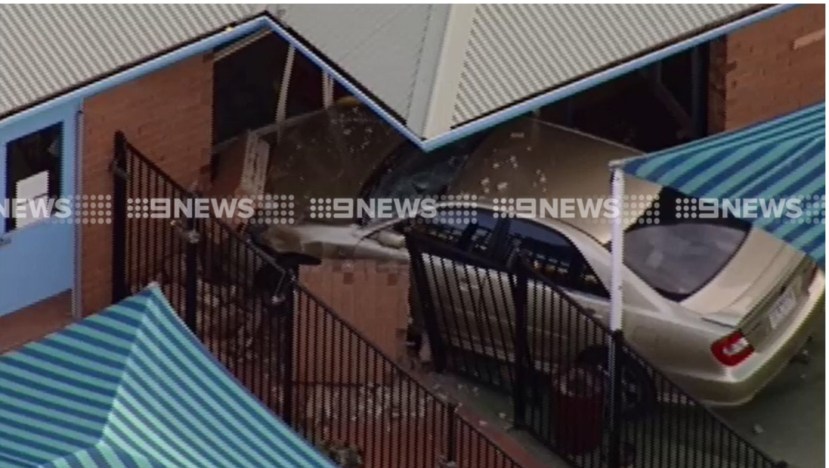 Child care centre crash one